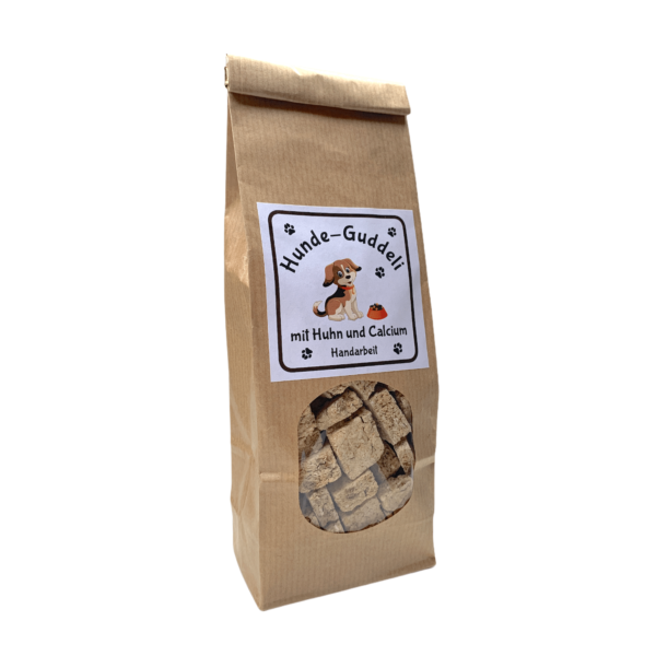 Snacks für Hunde ab 8 kg - goodness - Huhn & Calcium – 250g.