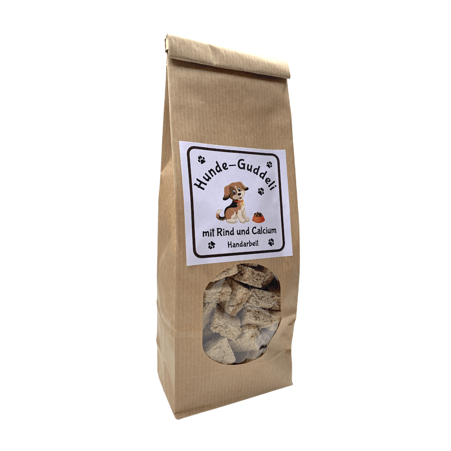 Snacks für Hunde ab 8 kg - goodness - Rind & Calcium – 250g.