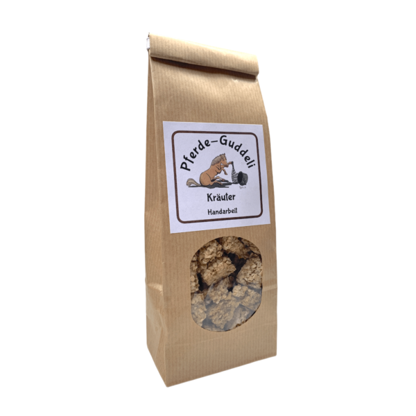 Snacks für Pferde - Pferdemüesli.ch - Kräuter – 250g.