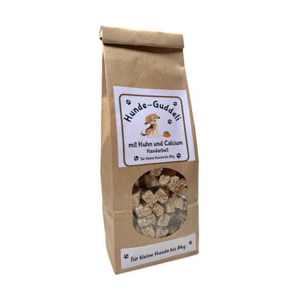 Snacks für Hunde bis 8 kg - goodness - Huhn & Calcium – 250g.